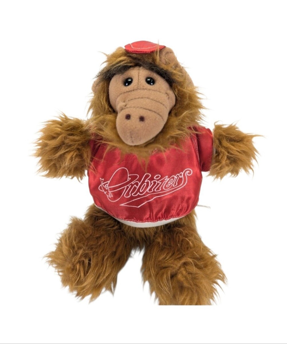 Vintage Burger King ALF Baseball Stuffed Animal Plush 1988